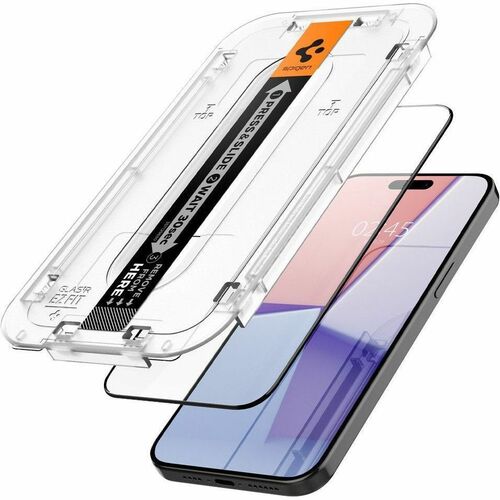 Spigen Screen Protector iPhone 15 Pro Max template HD glass