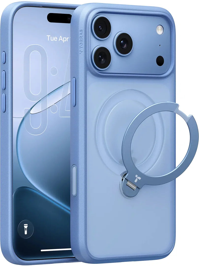 TORRAS Ostand Q3 Spin iPhone 18 Pro Max Case 360° MagSafe Stand