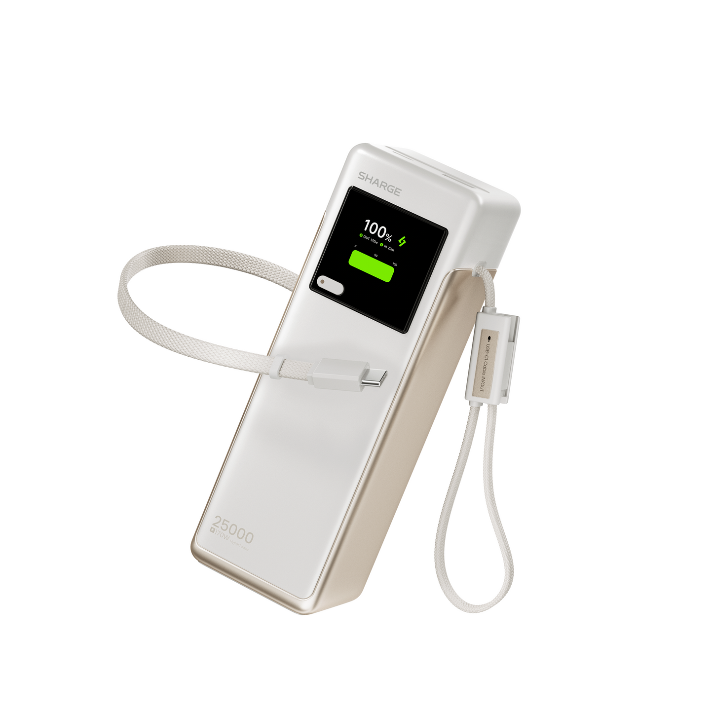 SHARGE HyperTower 170 Power bank - 25000mAh - 170W Max