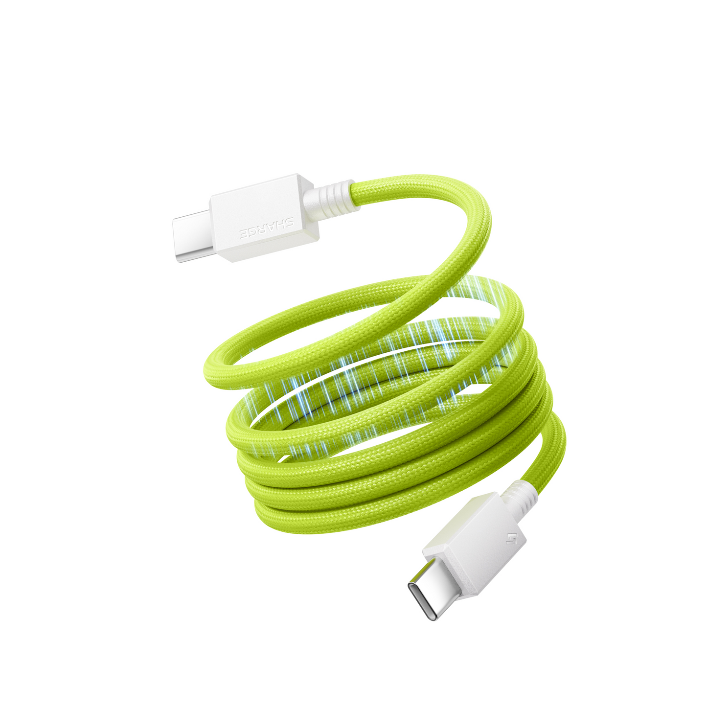 SHARGE MagLoop - 240W Fast charging cable - Braided magnetic cable - USB C-C