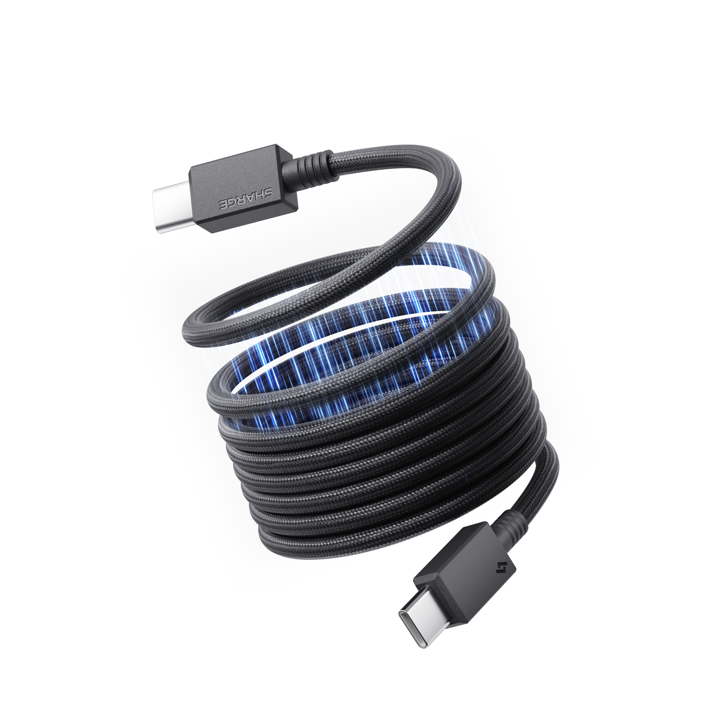 SHARGE MagLoop - 240W - Braided magnetic cable - USB C-C (1.5m)