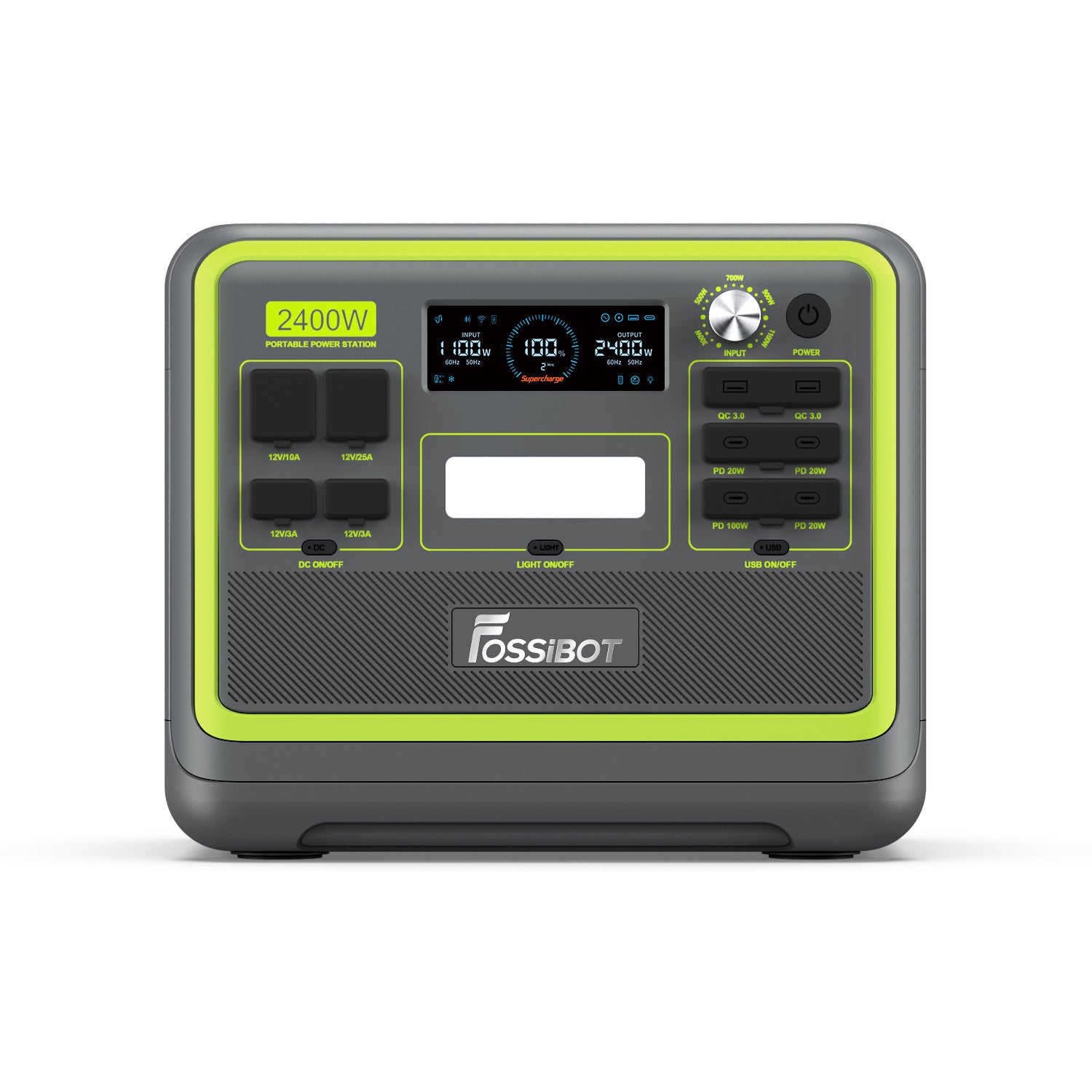 FOSSiBOT F2400 Portable Power Station 2048Wh fast