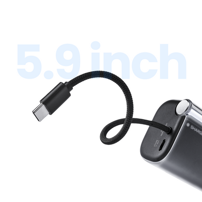 SHARGE Flow 3 Power Bank 45W 10K Built-in Cable