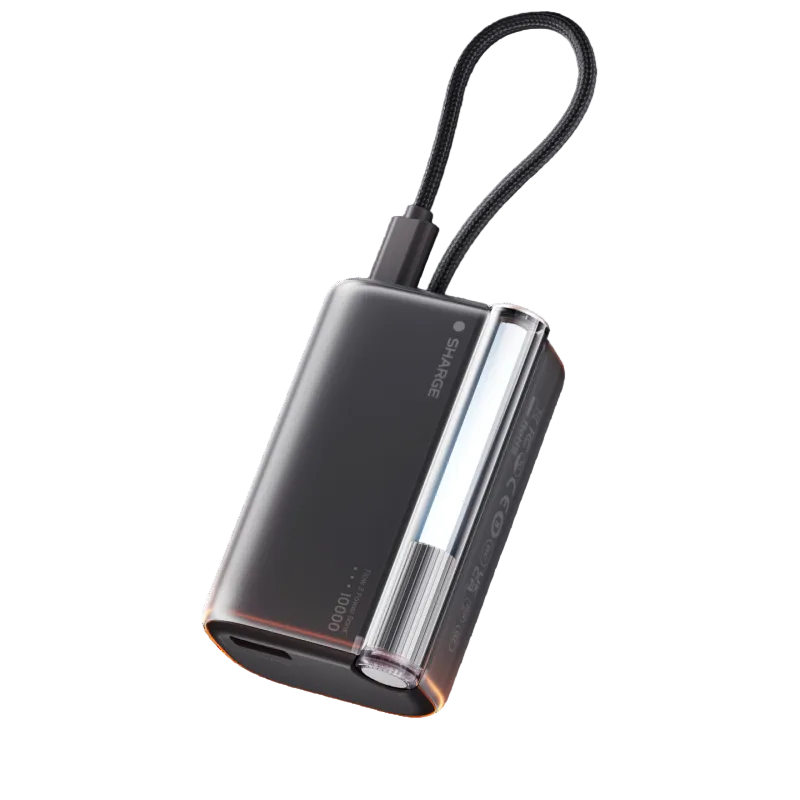 SHARGE Flow 3 Power Bank 45W 10K Built-in Cable