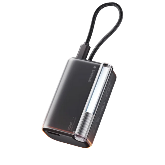 SHARGE Flow 3 Power Bank 45W 10K Built-in Cable