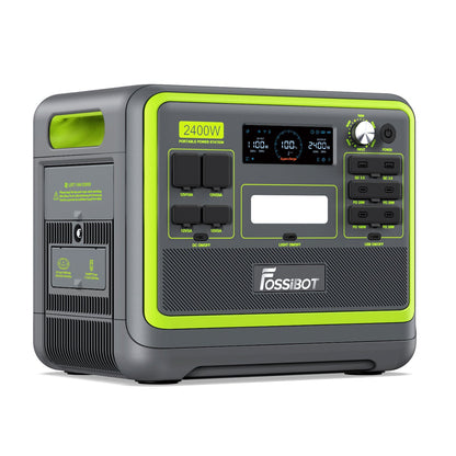 FOSSiBOT F2400 Portable Power Station 2048Wh green