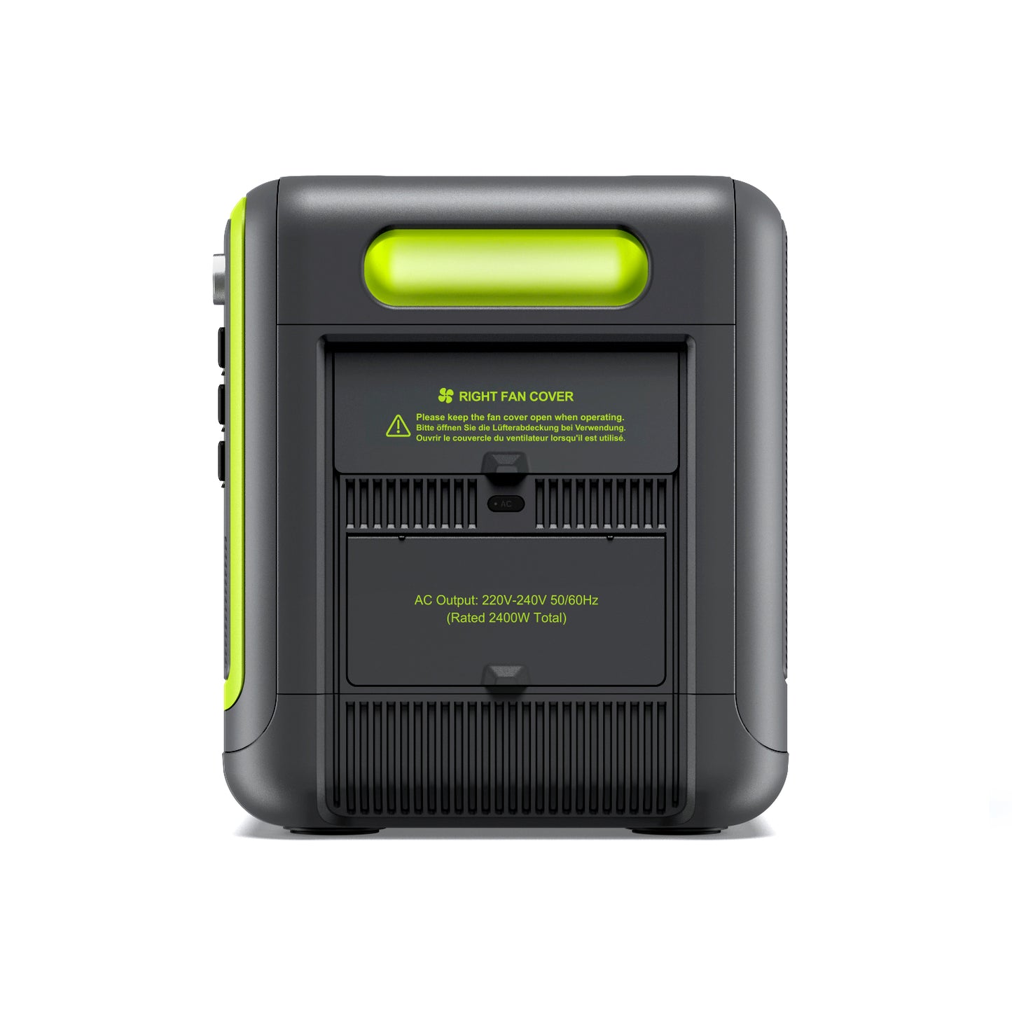 FOSSiBOT F2400 Portable Power Station 2048Wh side view 2