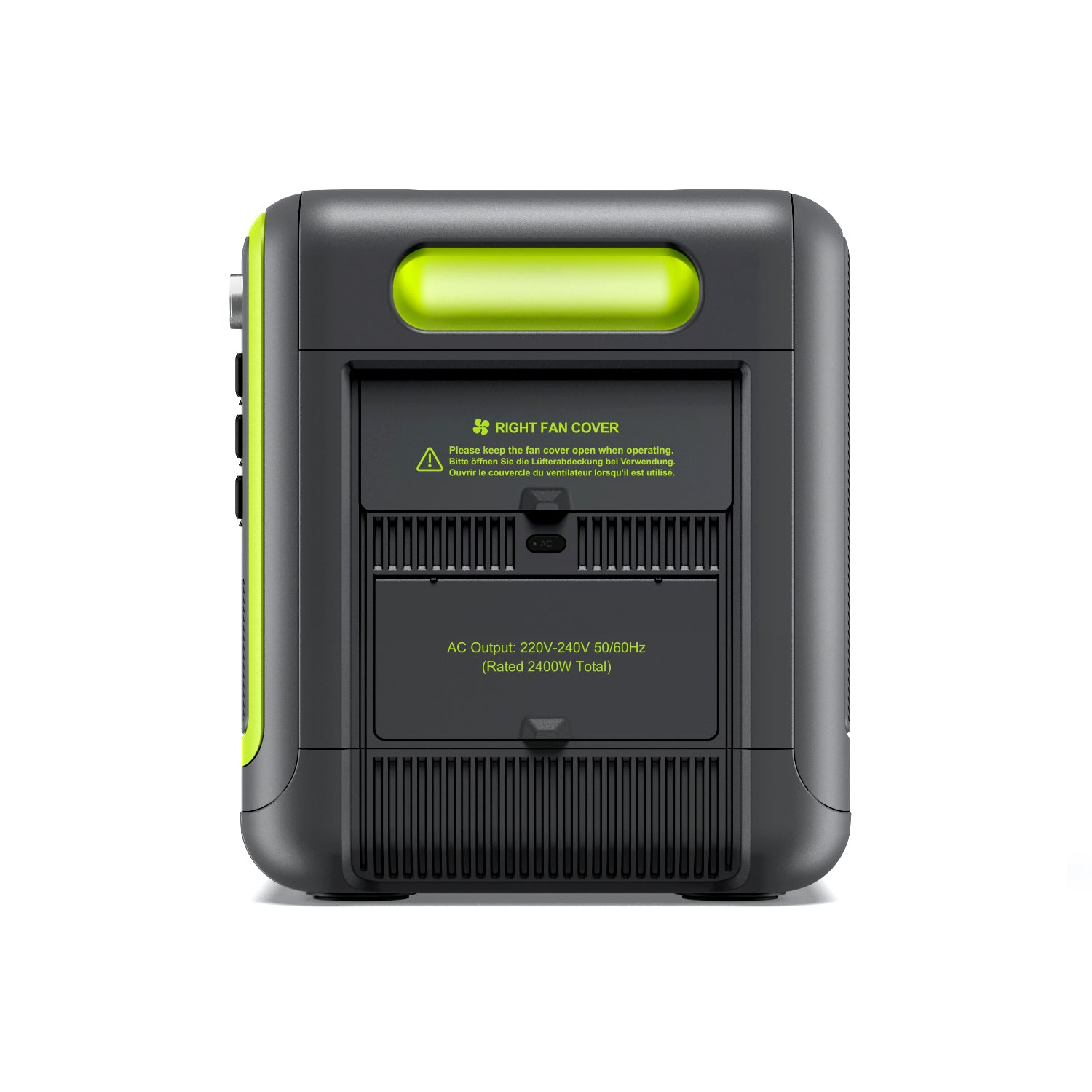 FOSSiBOT F2400 Portable Power Station 2048Wh side view 2