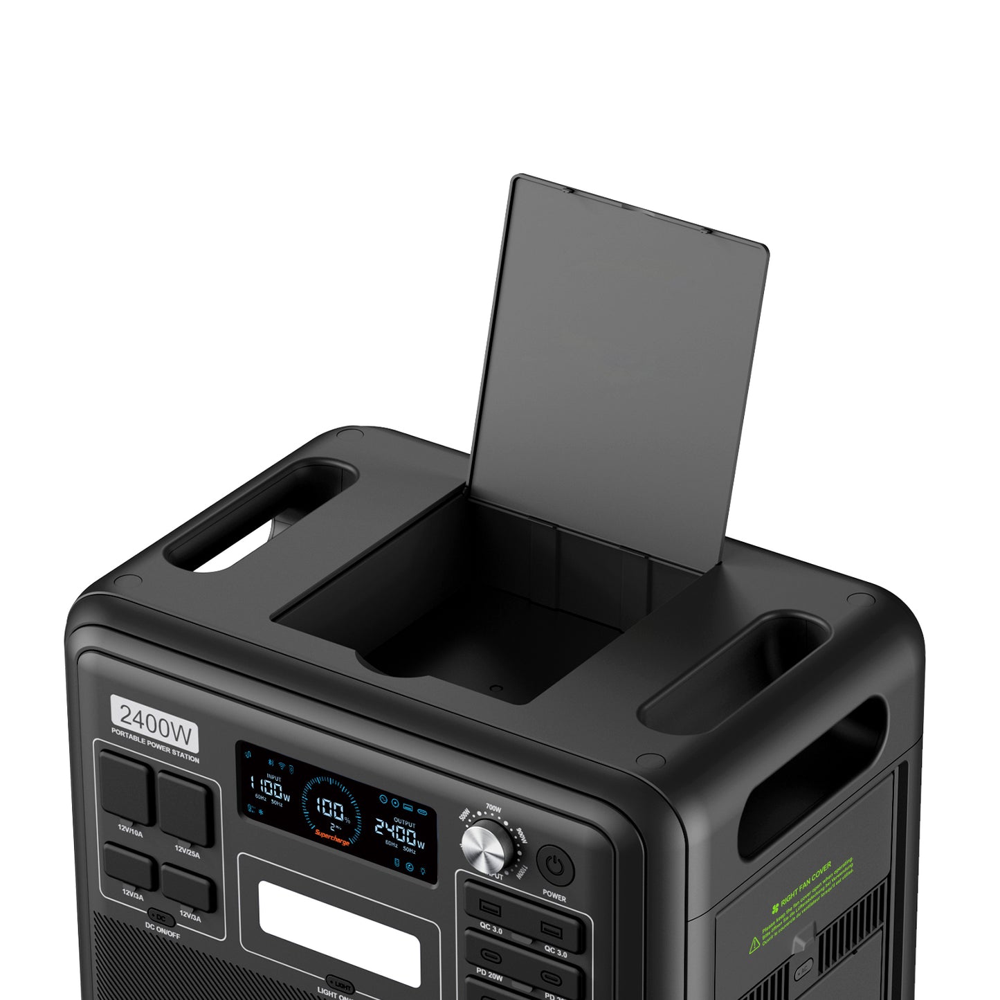 FOSSiBOT F2400 Portable Power Station 2048Wh open box