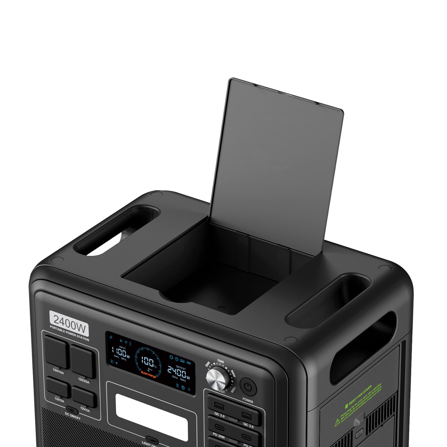 FOSSiBOT F2400 Portable Power Station 2048Wh open box