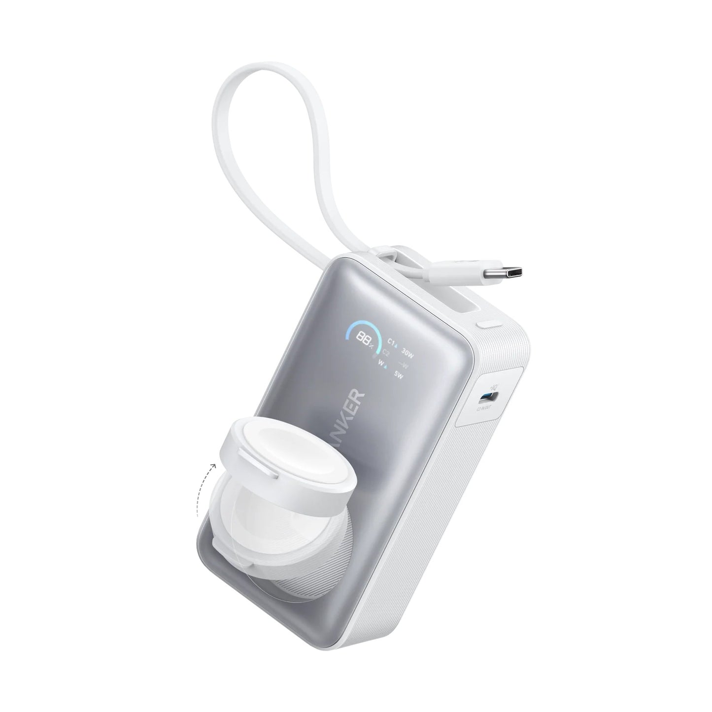 Anker MagGo Power Bank (10K, 35W, For Apple Watch)