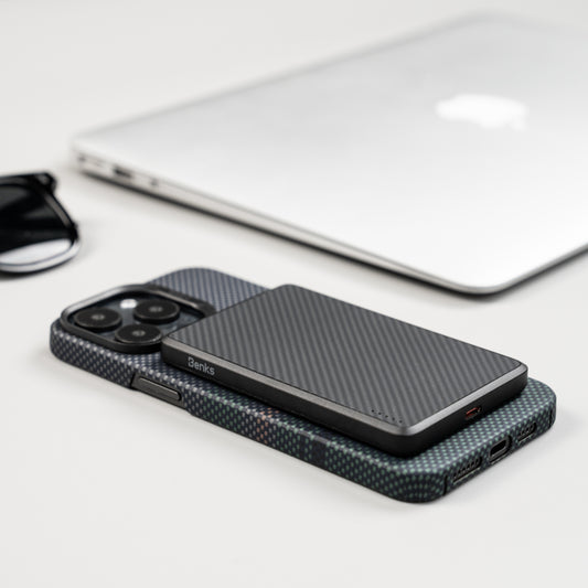 BENKS ArmorGo Power Bank 5000mAh slim fast charging aramid fiber aramidevezel