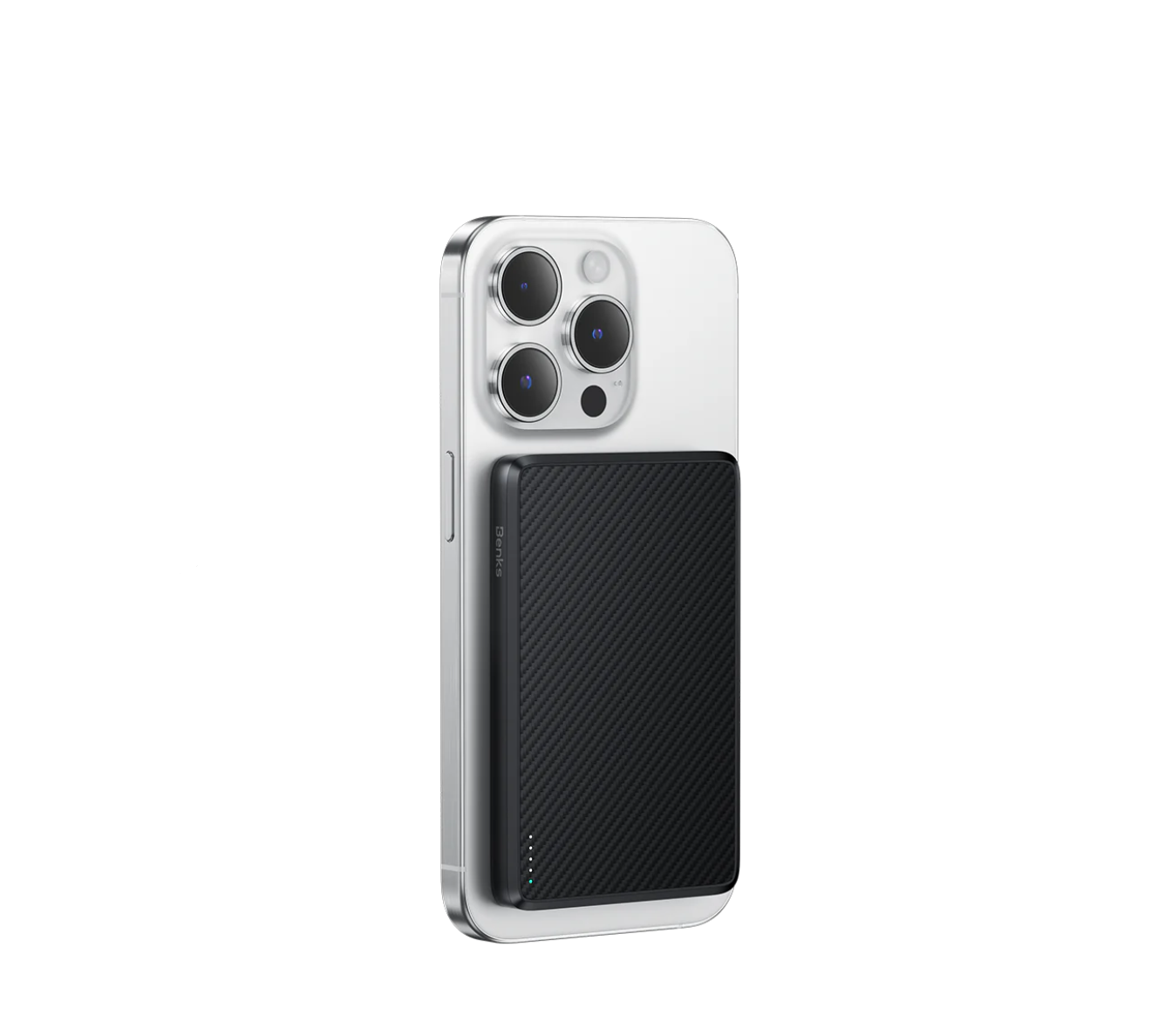 BENKS ArmorGo 5000mAh slim power bank with fast charging aramid fiber design