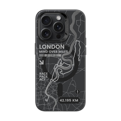 Black BENKS Dynamic Series City-London - Iphone 16 Pro Max Case slim