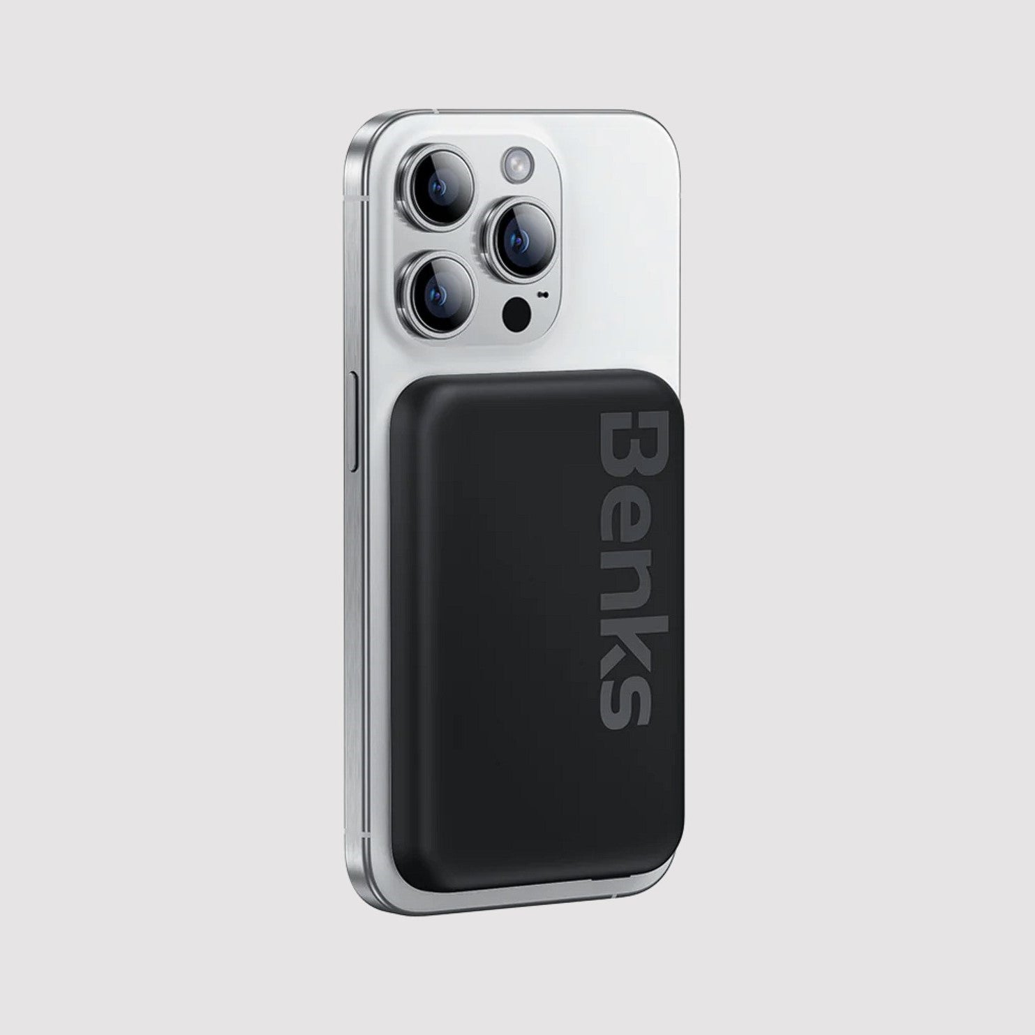 Black BENKS MagClap JuicePod Powerbank 6000 mAh fast charging wireless