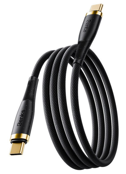 BENKS_PD_Fast_Charging_Cable_Type_C-C braided texture