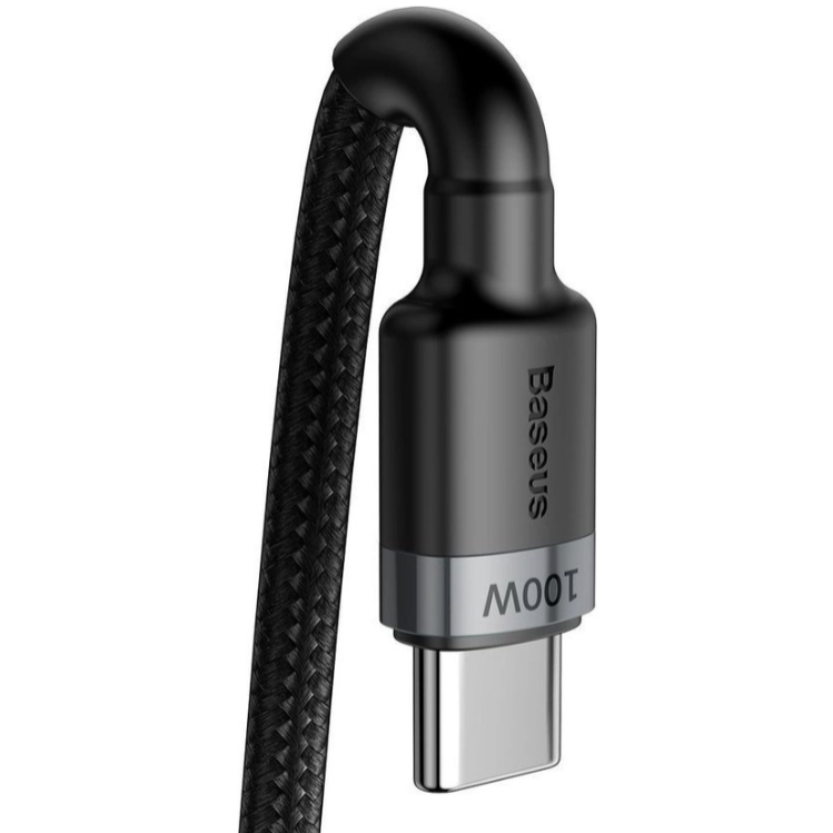 Baseus Cafule USB C Cable 100W - 1m bent black