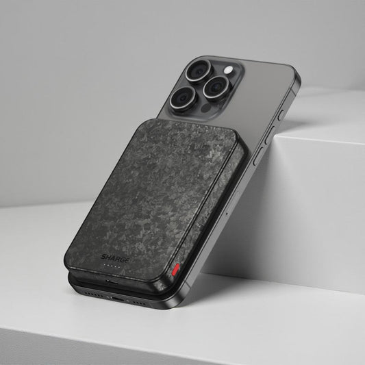 Black Carbon SHARGE CarbonMag Powerbank Qi2 10000 mAh slim C3 C2
