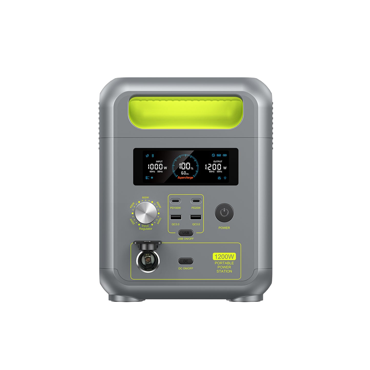 FOSSiBOT F1200 Portable Power Station 1024Wh side 2