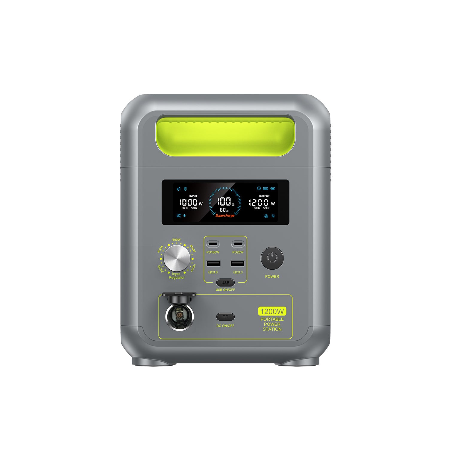 FOSSiBOT F1200 Portable Power Station 1024Wh side 2