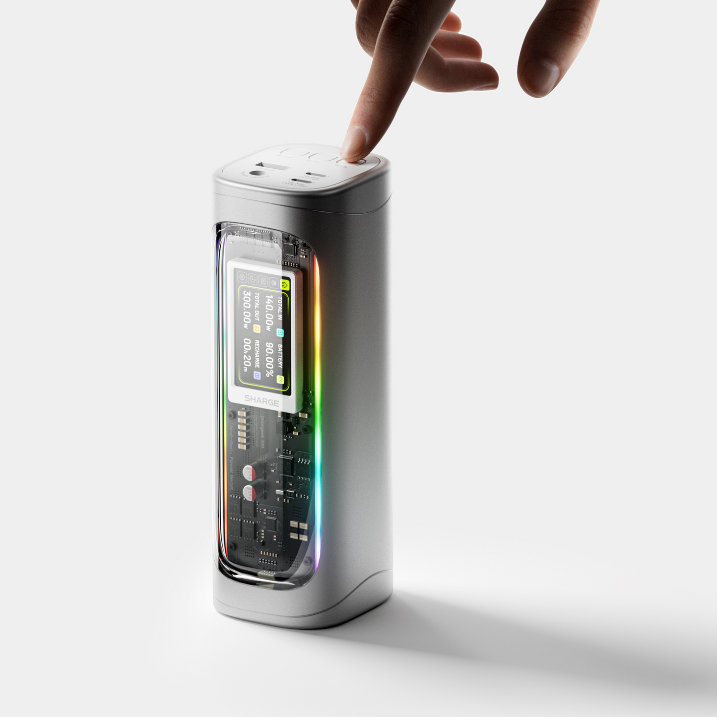 Shargeek 300 Power bank 24000mAh - 300W - RGB lights