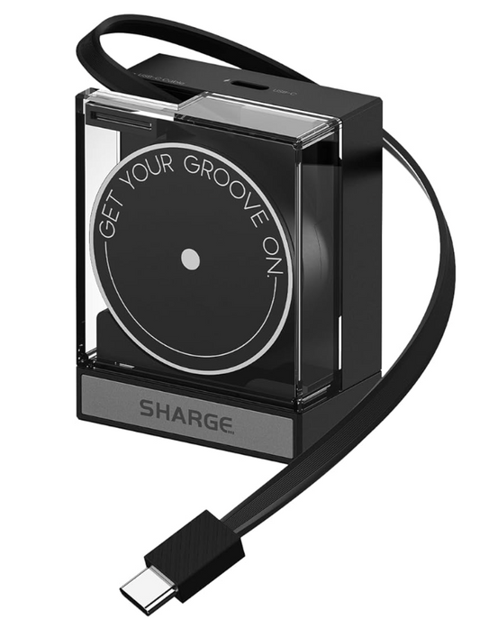 SHARGE Retractable 65 W GaN Fast Charger USB C  cool temp