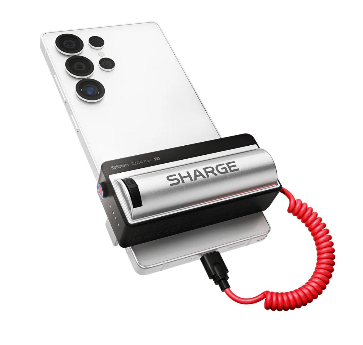 SHARGE GRIP Powerbank 5000mAh - 22.5W samsung iphone fast charge