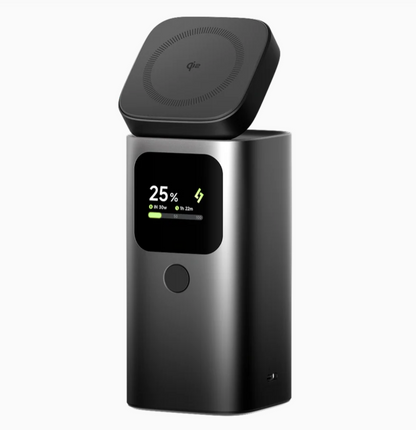 Screen with charge percentage