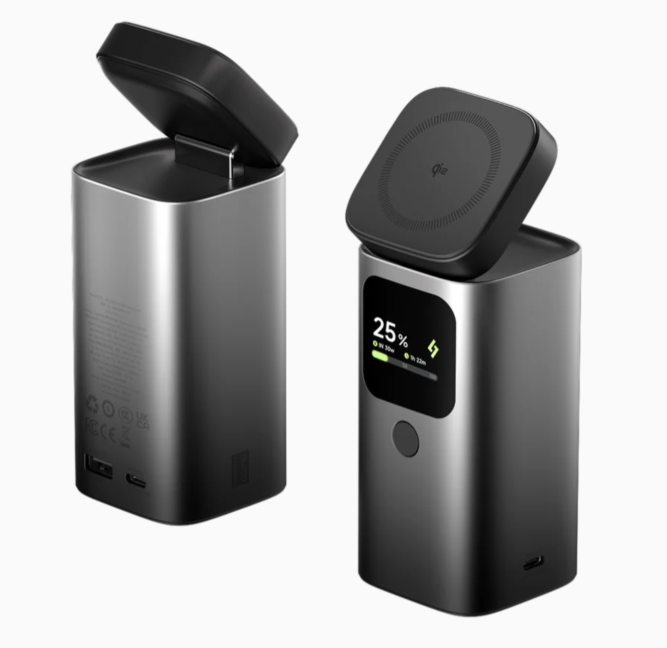 Multiuse Qi2 115W Compact design