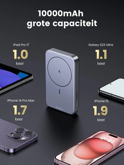 UGREEN 10000mAh Magnetic Wireless Power Bank magsafe slim
