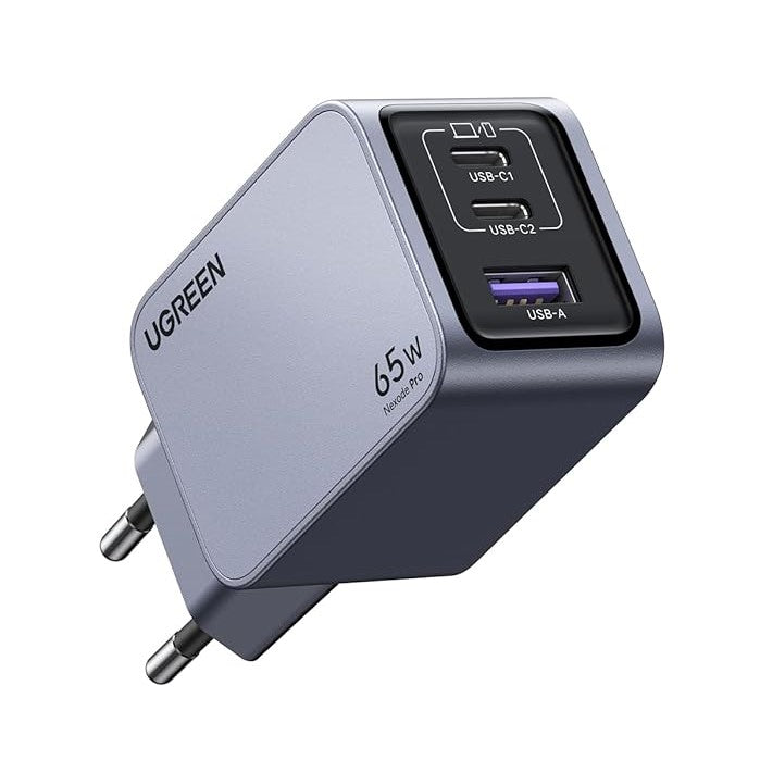 UGREEN Nexode Pro 65W 3-Port GaN Fast Charger Set EU multi port compact