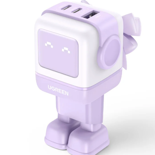 UGREEN Nexode RG 65W USB C purple violet display