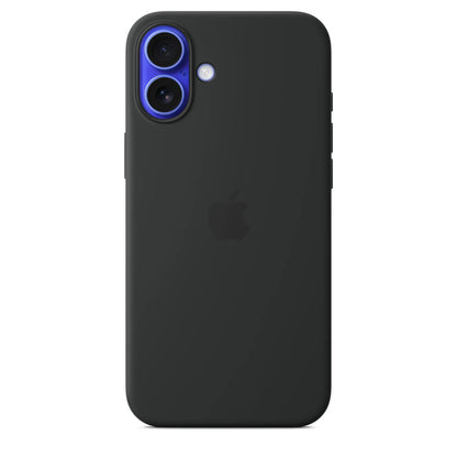 Apple silicone full protection iphone 16 plus black zwart