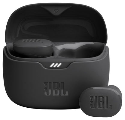 JBL Tune Buds Active Noise Cancelling true wireless earbuds in charging case.