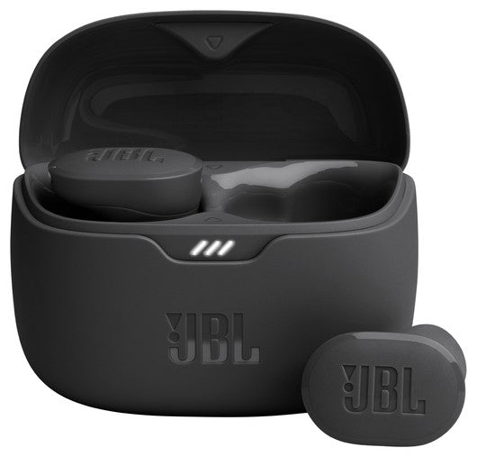 JBL Tune Buds Active Noise Cancelling true wireless earbuds in charging case.