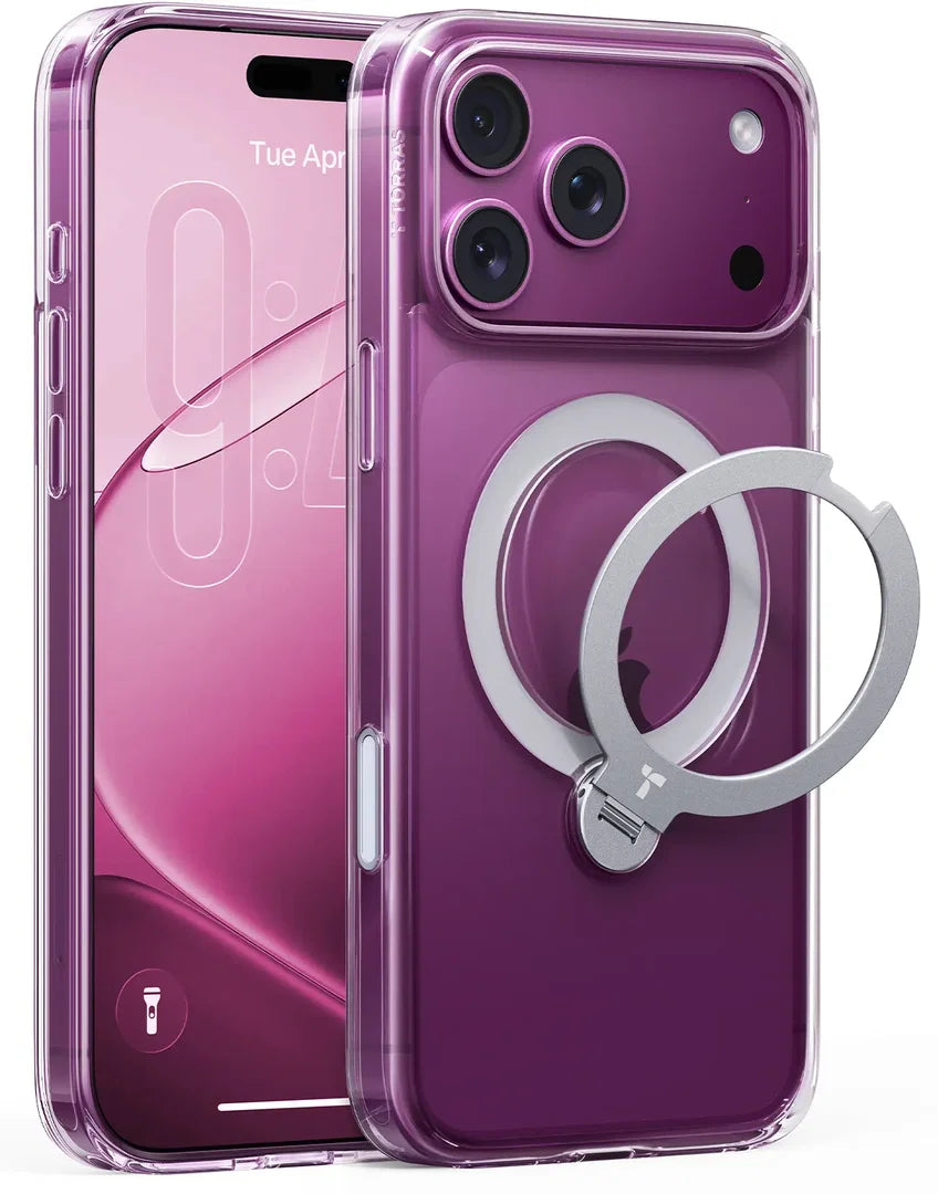 TORRAS Ostand Q3 Spin iPhone 18 Pro Max Case 360° MagSafe Stand