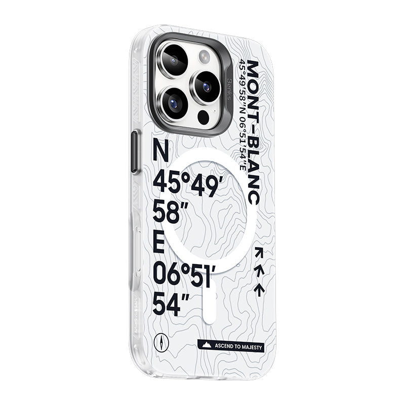 white Dynamic Series Summit-Mt. Blanc - Iphone 16 Pro Max Case - MagSafe slim strong protection